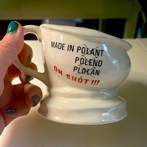 Vintage Ceramic "Nobody's Perfect" Misshapen‎ Novelty Mug